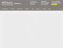 Tablet Screenshot of pataka.org.nz